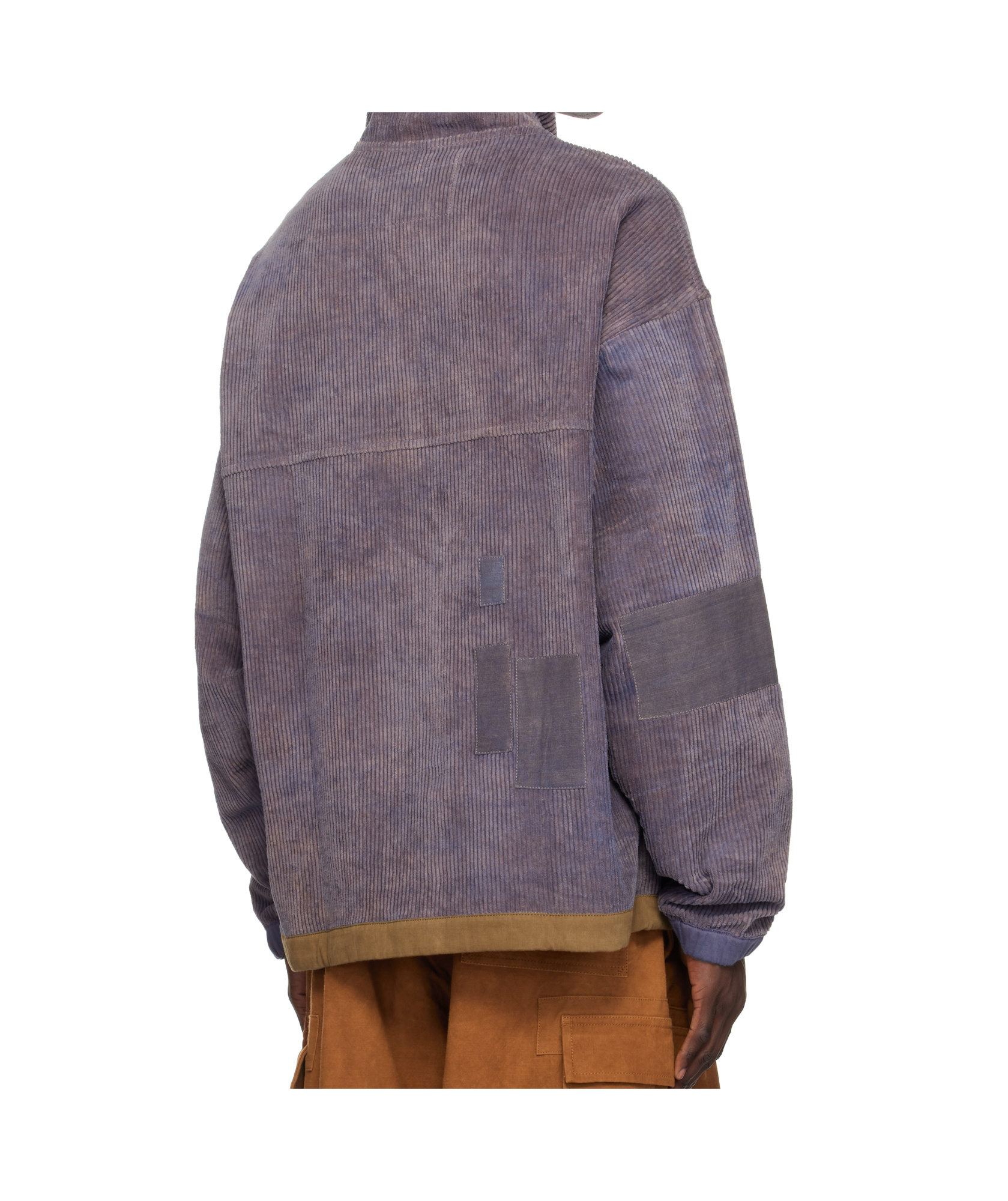 Story Mfg. Purple Polite Pullover Sweatshirt In Black