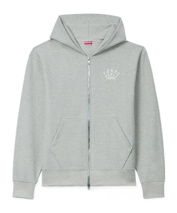 Kenzo Dragonfly Hoodie For A Dynamic Look In Gray