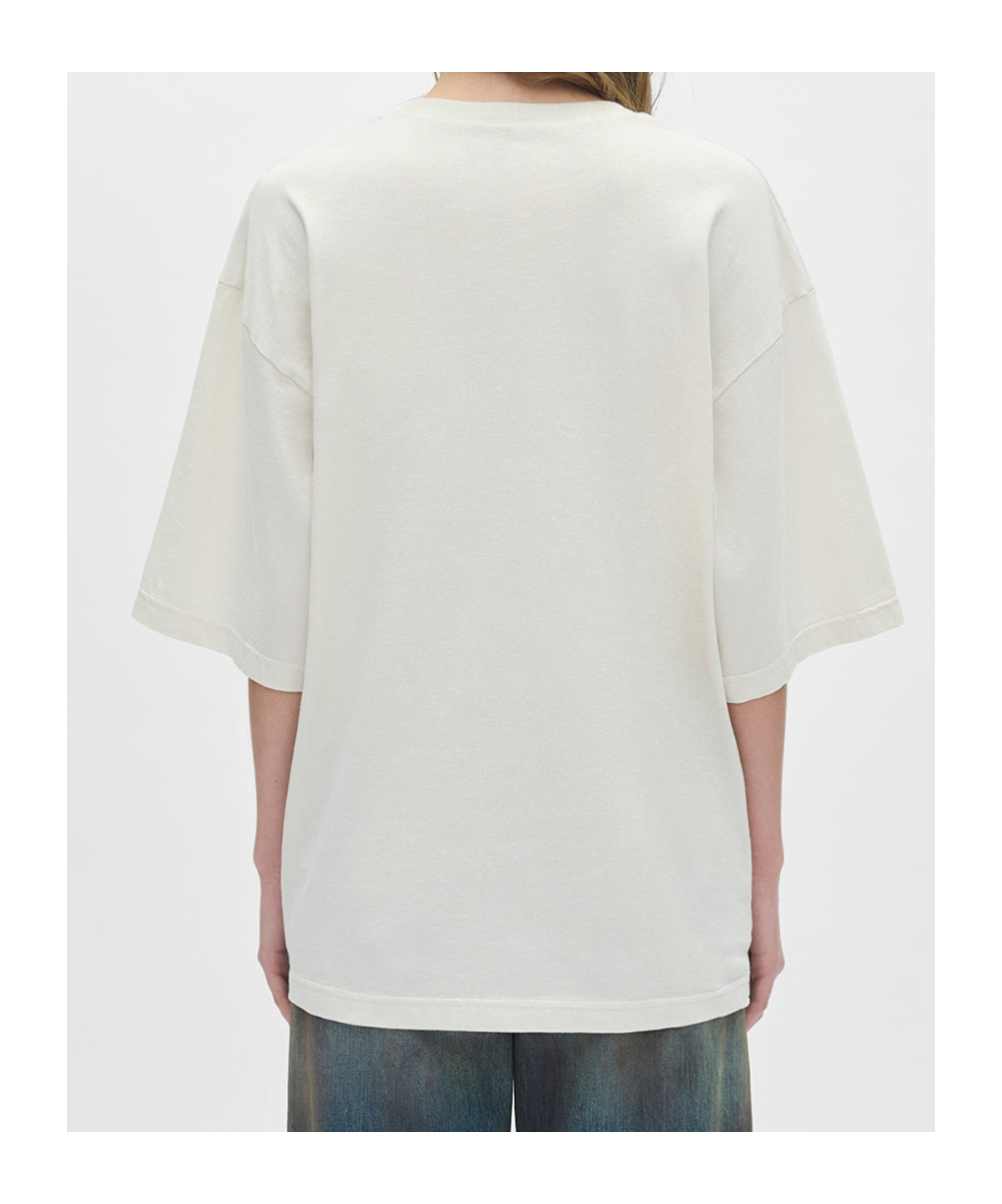Ann Demeulemeester Friek High Comfort Fit T-shirt In White