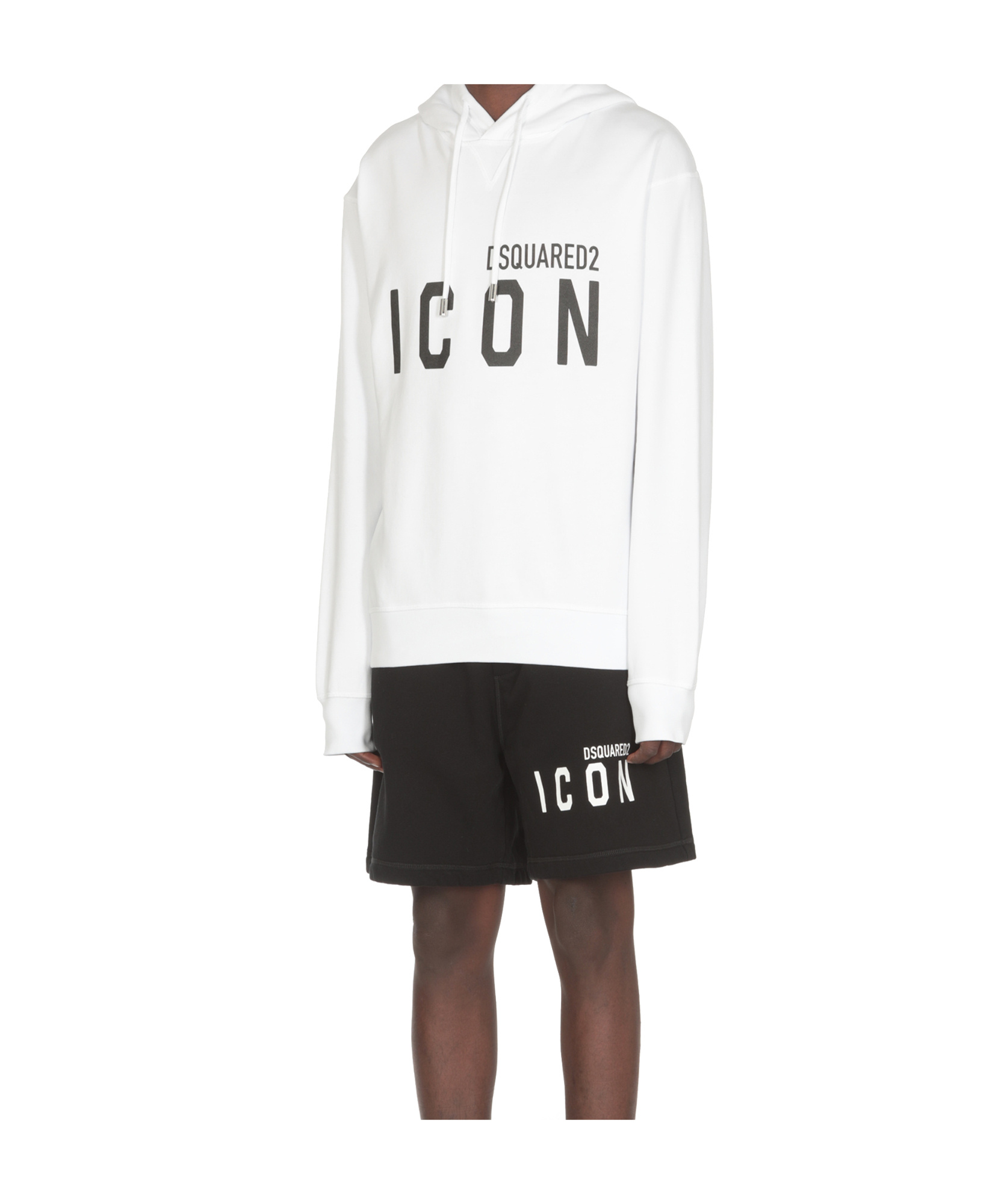 Shop Dsquared2 Logo-print Hoodie In White