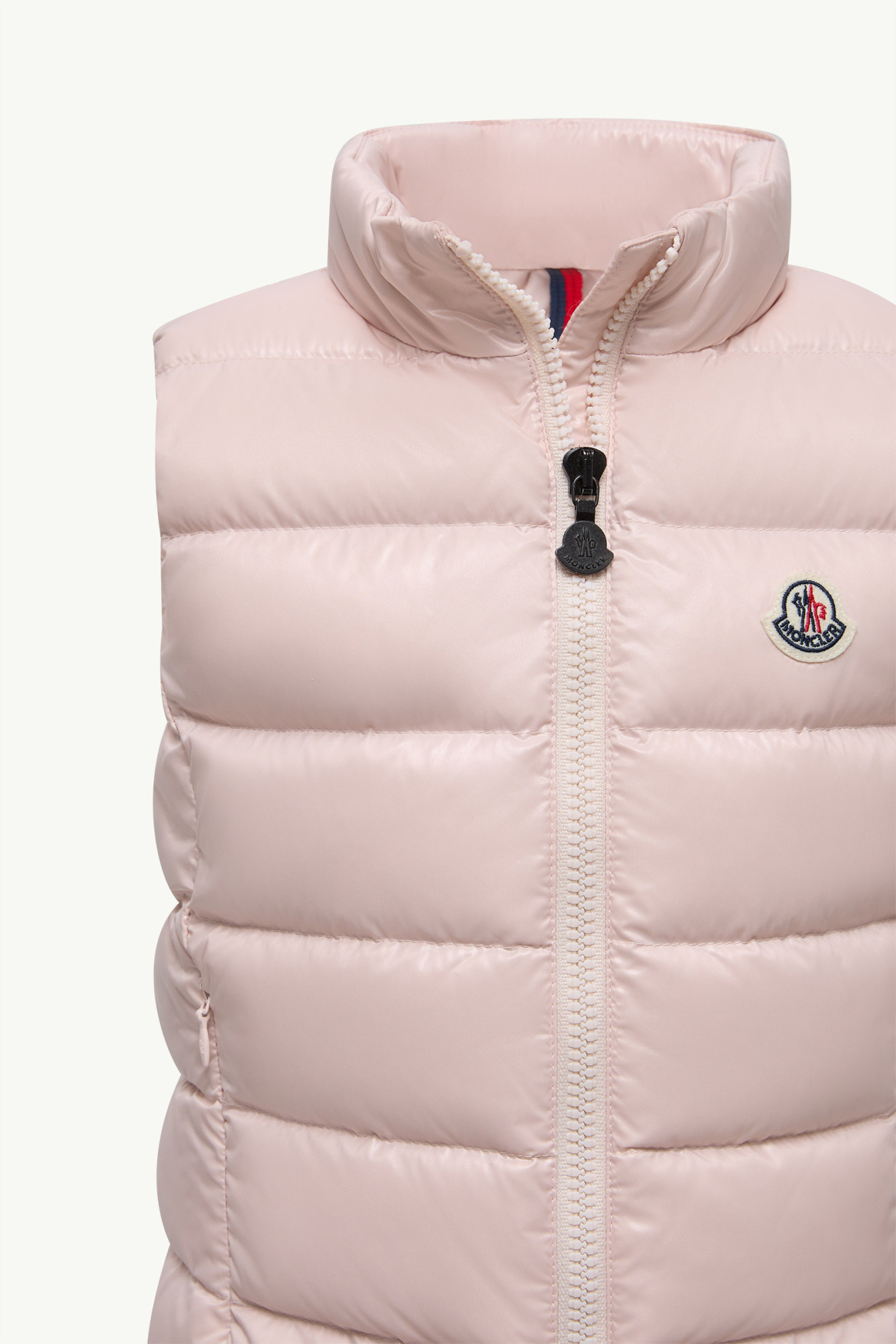 Moncler Ghany Down Vest In Pink