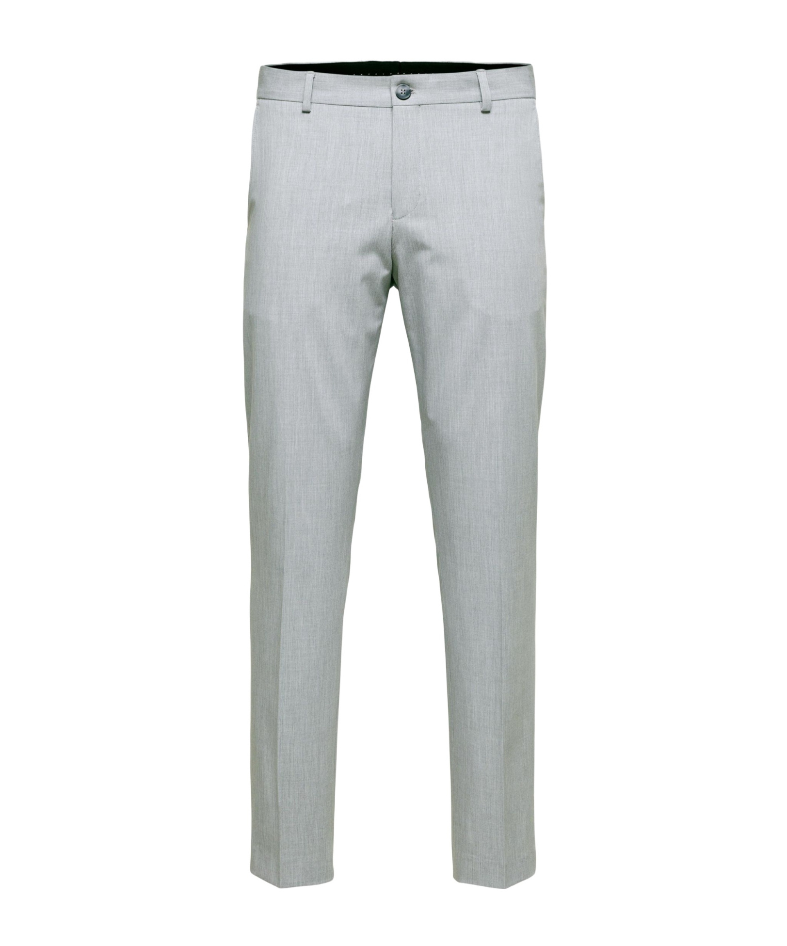 Selected Belt Loops Slacks In Gray