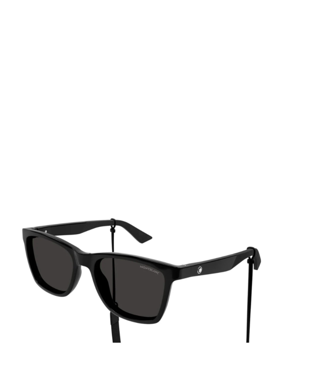 Montblanc Wayfarer-frame Sunglasses In Black