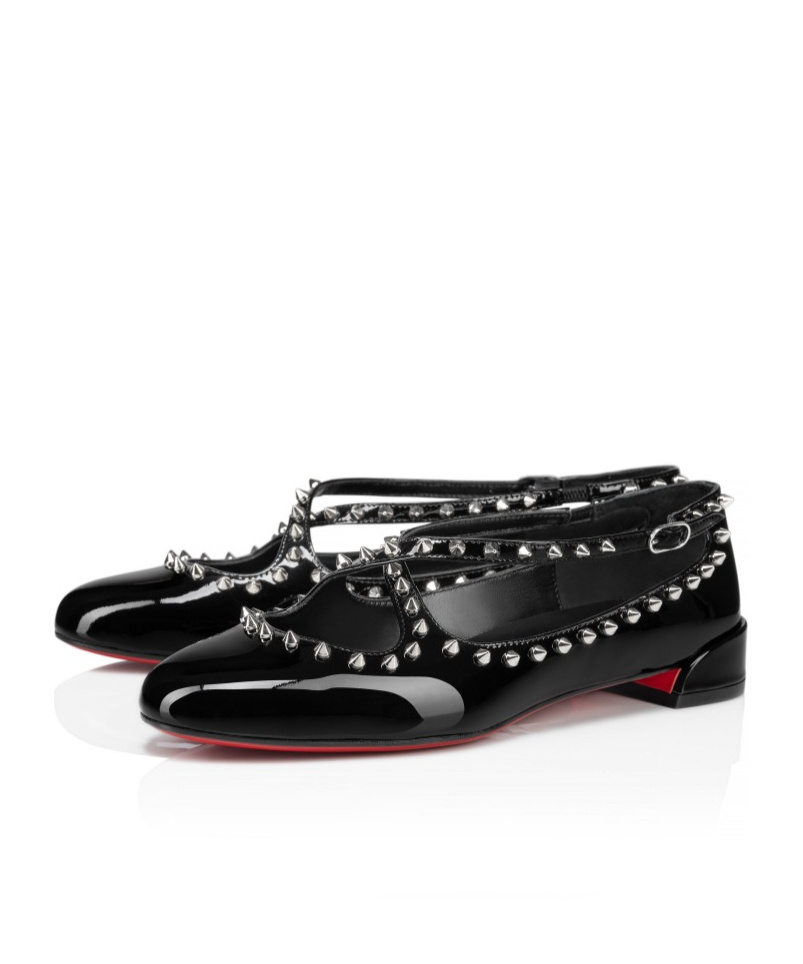 Christian Louboutin Women's Pilouta Jane Ballet Flats In Black