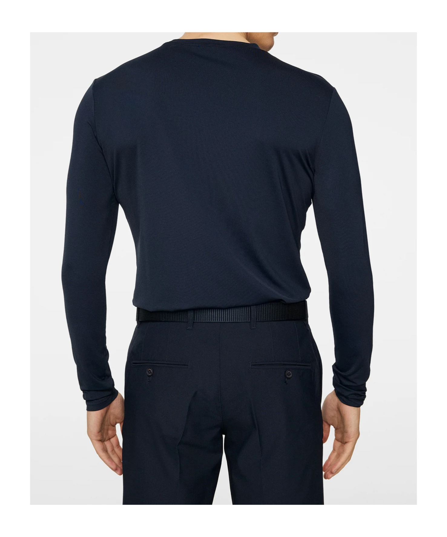 J. Lindeberg Long Sleeve Logo T-shirt In Black