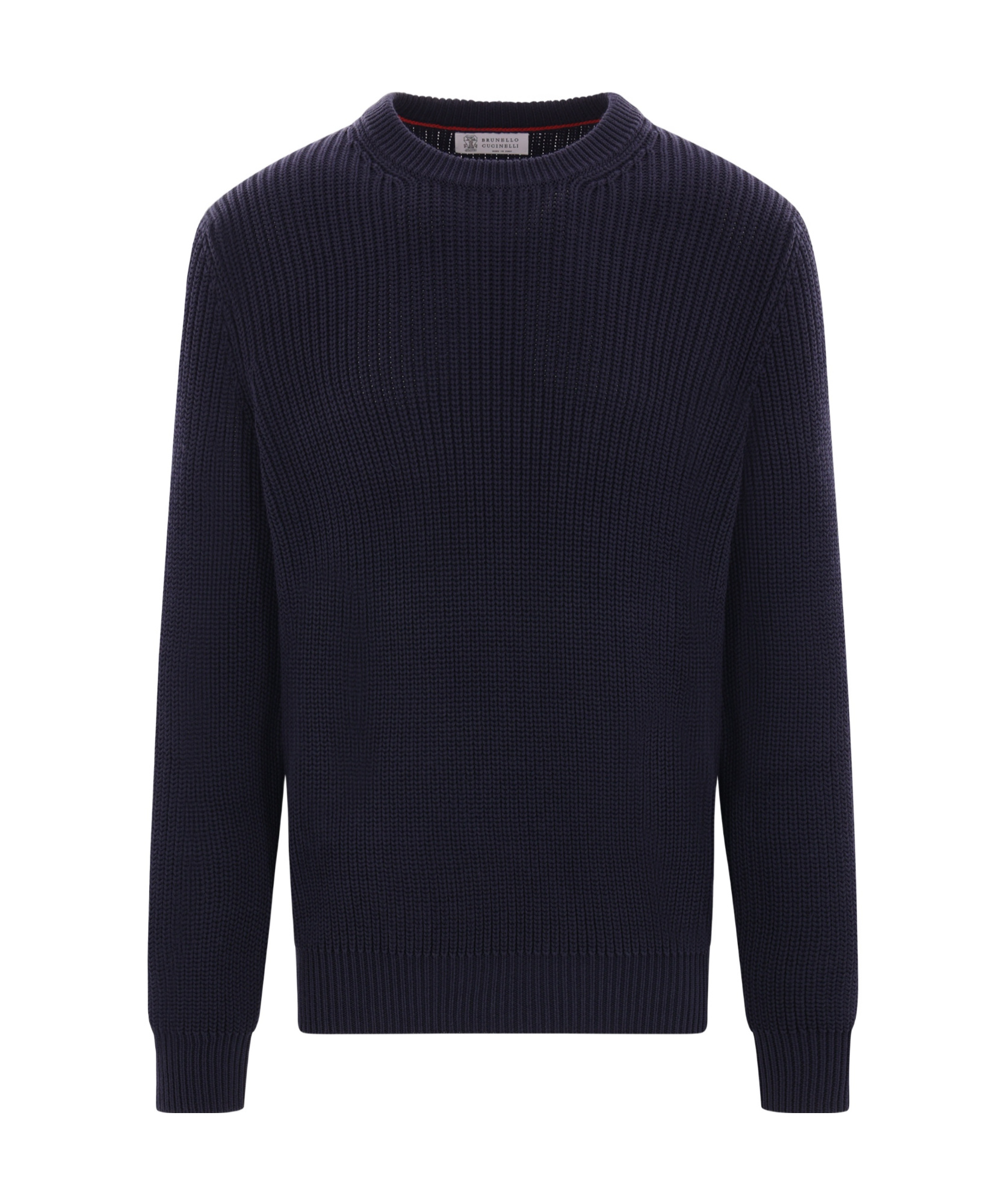 Brunello Cucinelli Half English Rib Jumper In Black