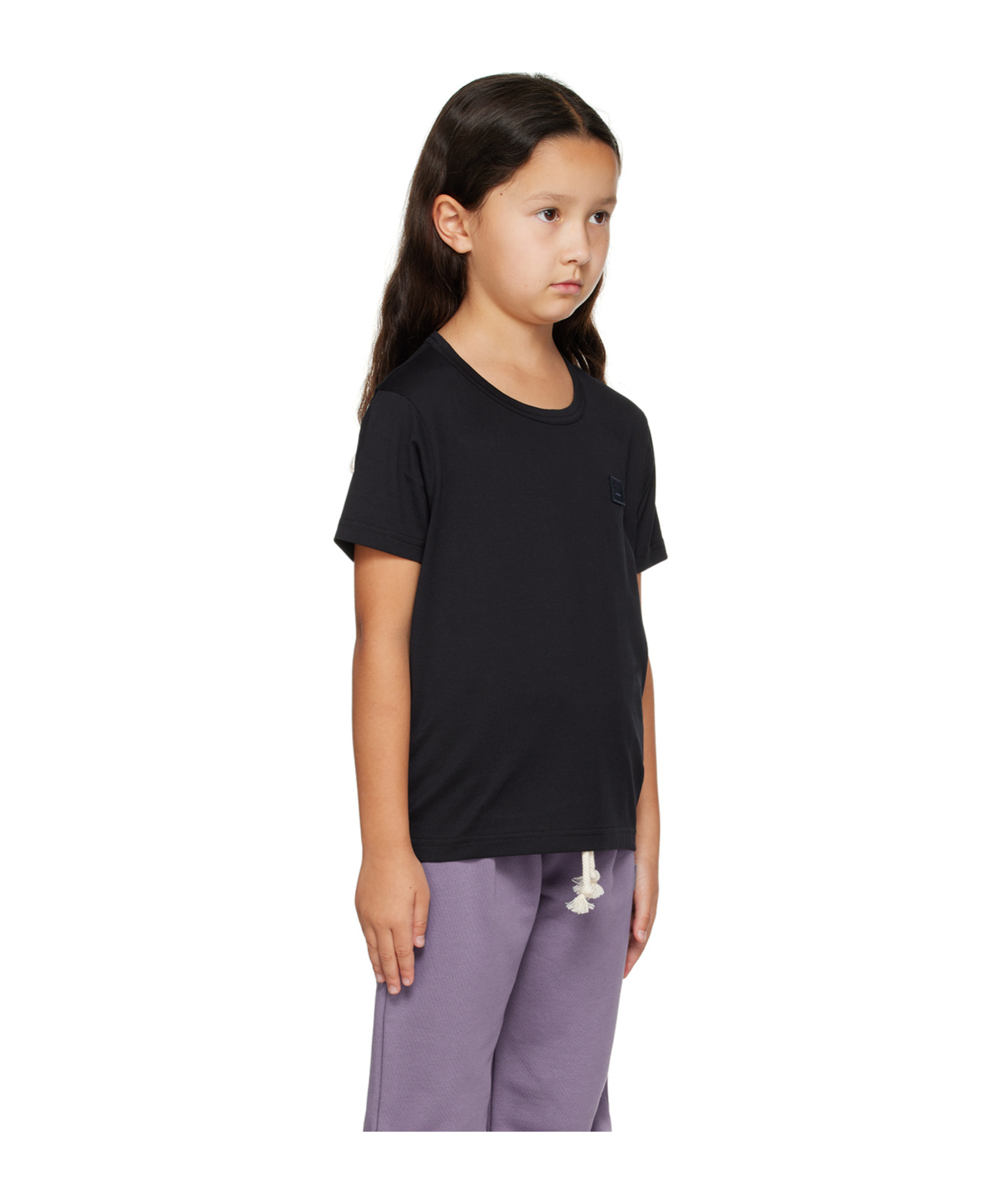 Acne Studios T-shirt With Round Neck And Short Sleeves In Black