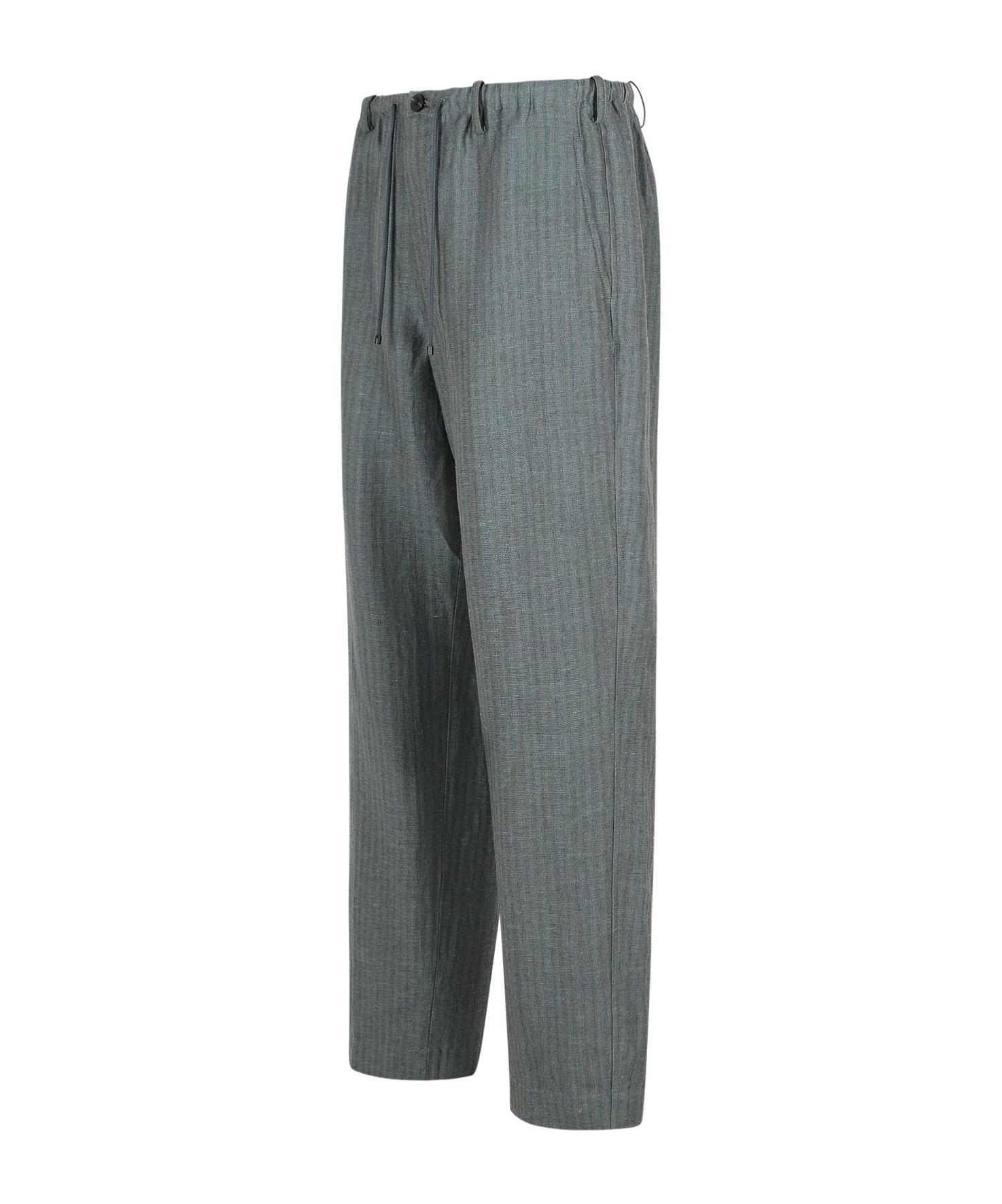 Dries Van Noten Belt Loops Slacks In Gray