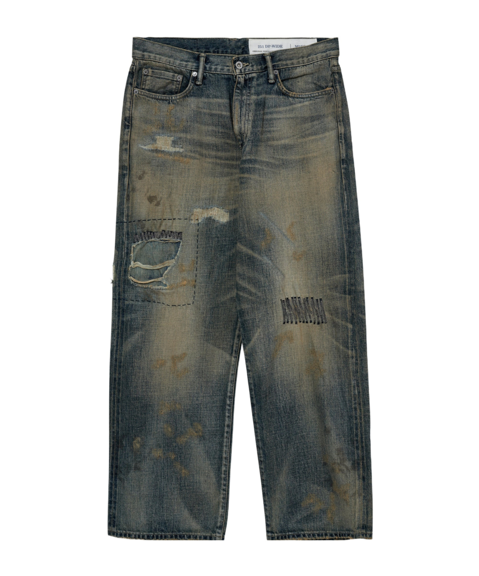 Neighborhood Jeans With Belt Loops In Black