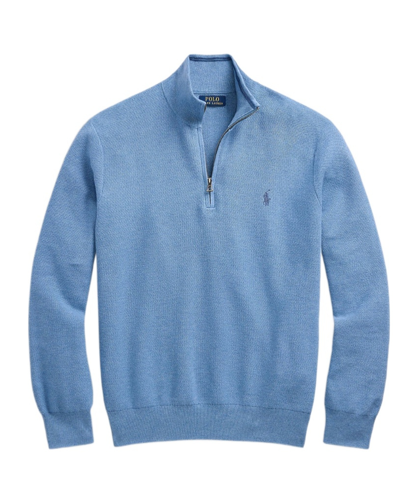 Polo Ralph Lauren Polo Pony Cotton Sweatshirt In Blue