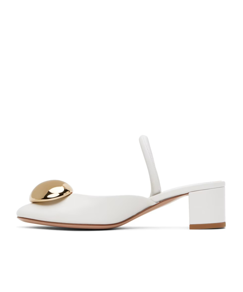 Gianvito Rossi Sphera 45 Heels In White