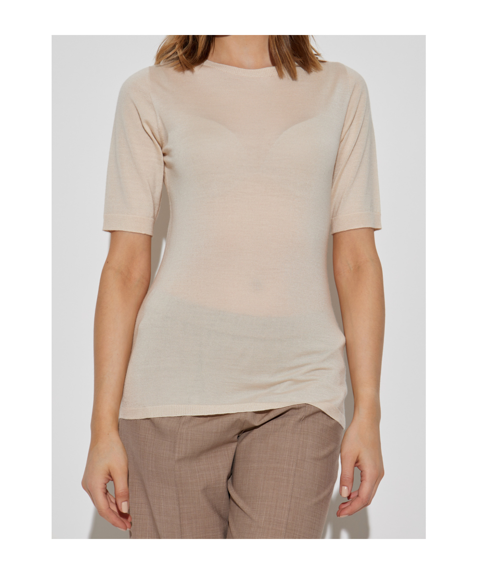 Fabiana Filippi Fine-ribbed Top