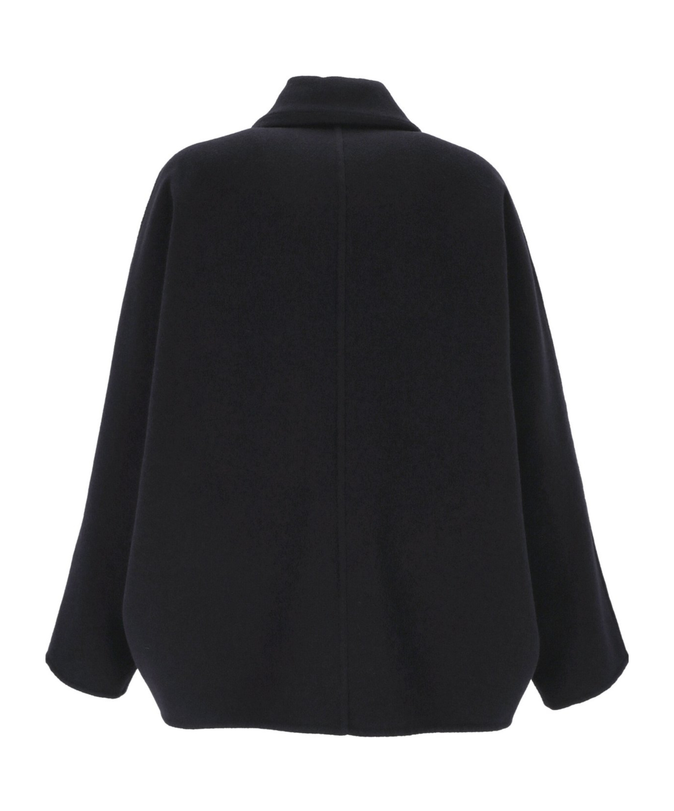 Brunello Cucinelli Virgin Wool-cashmere Double-breasted Jacket In Black