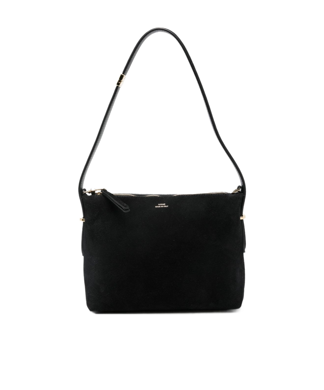 Totême Bevel Suede Wristlet In Black