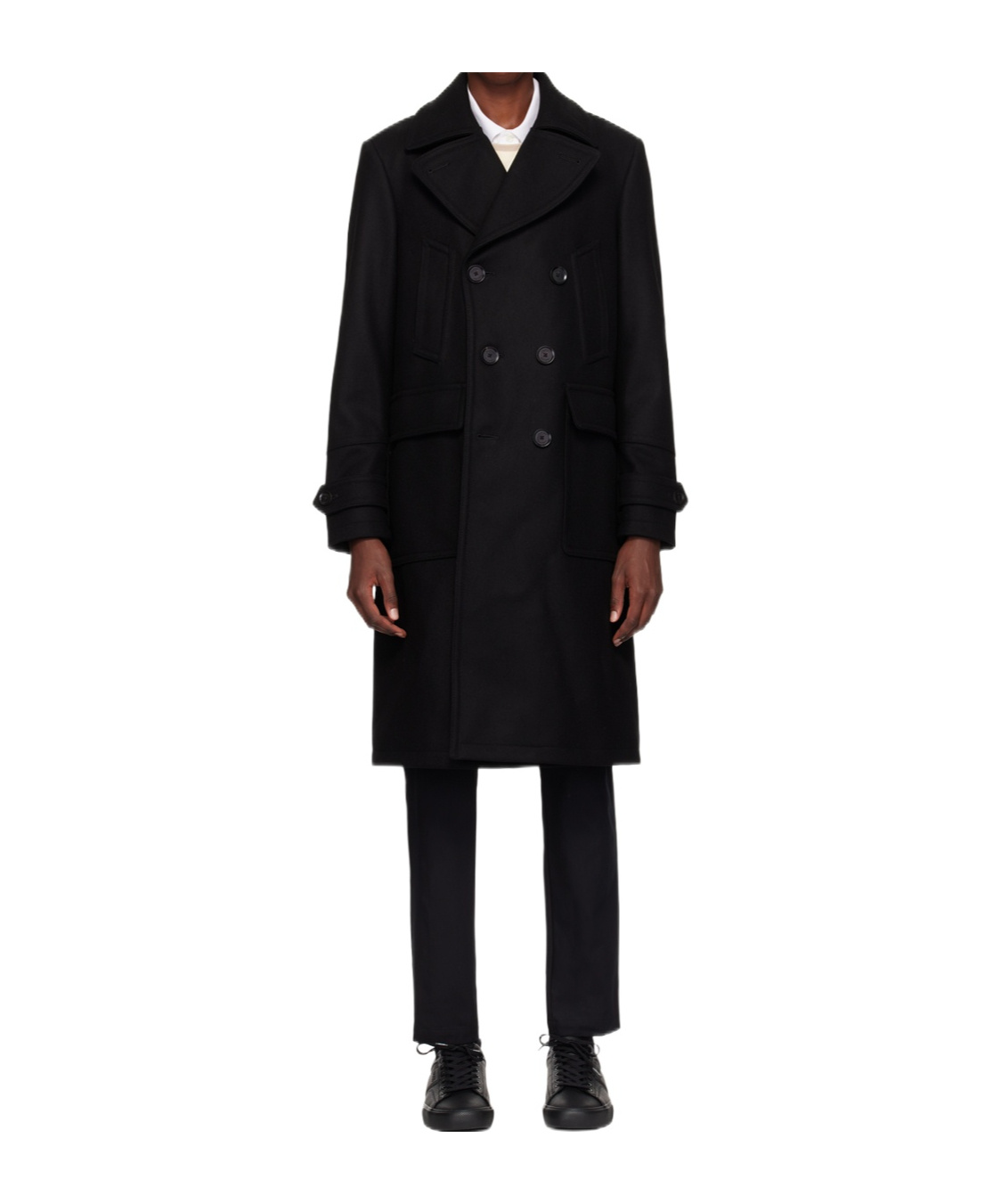 Belstaff Milford Long-sleeved Coat In Black