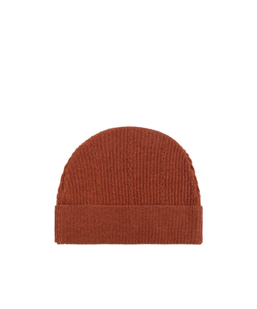 Etro Logo-embroidered Wool And Cashmere Beanie In Red