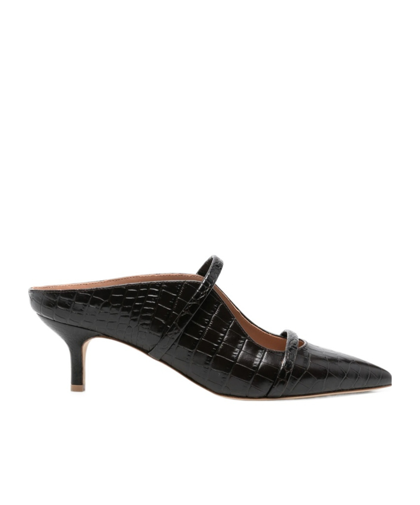 Malone Souliers Pointed High Heel Sandals In Black