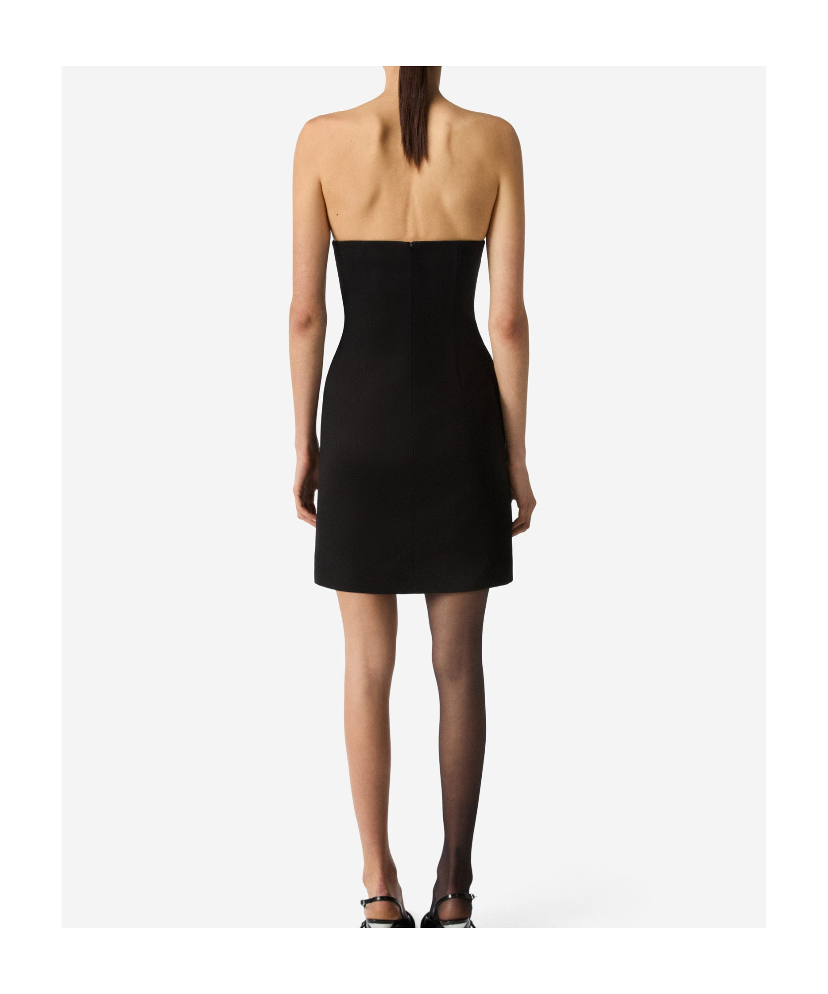 Coperni X Disney Bustier-kleid Mit Kronenform In Black