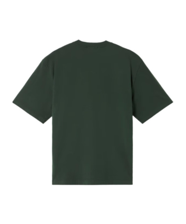 Stone Island Olive Crewneck T-shirt In Green