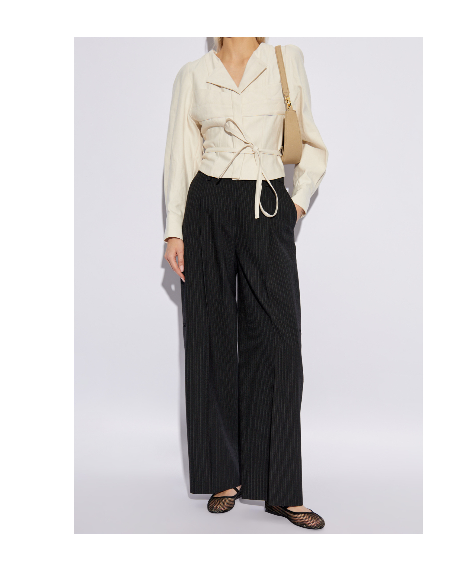 Iro Long-sleeved Casual Jacket In White