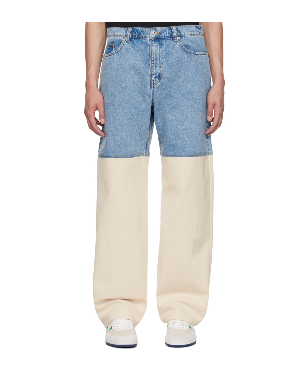 Axel Arigato Blue Vault Jeans In Nude