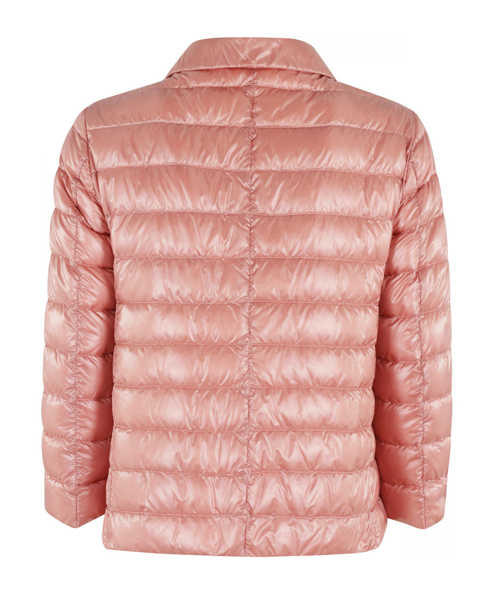 Herno Boxy Fit Quilted Puffer Jacket In Pink