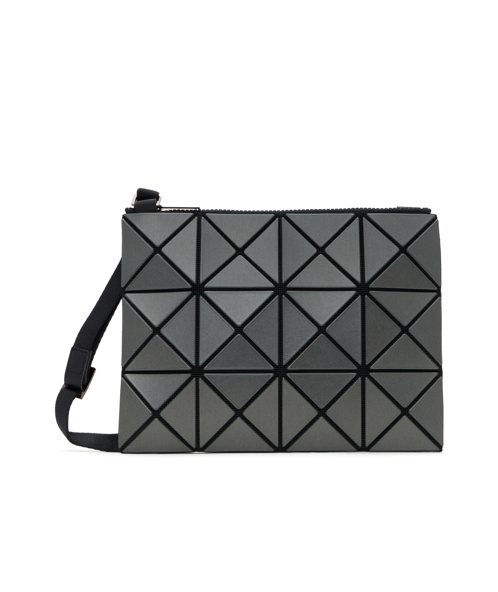 Bao Bao Issey Miyake Gray Lucent Metallic Bag In Black