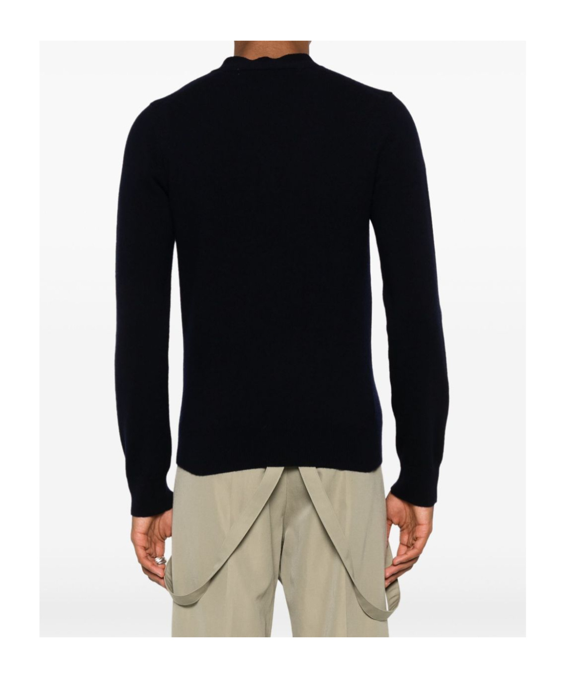 Comme Des Garçons Play Heart-patch Wool Cardigan In Black