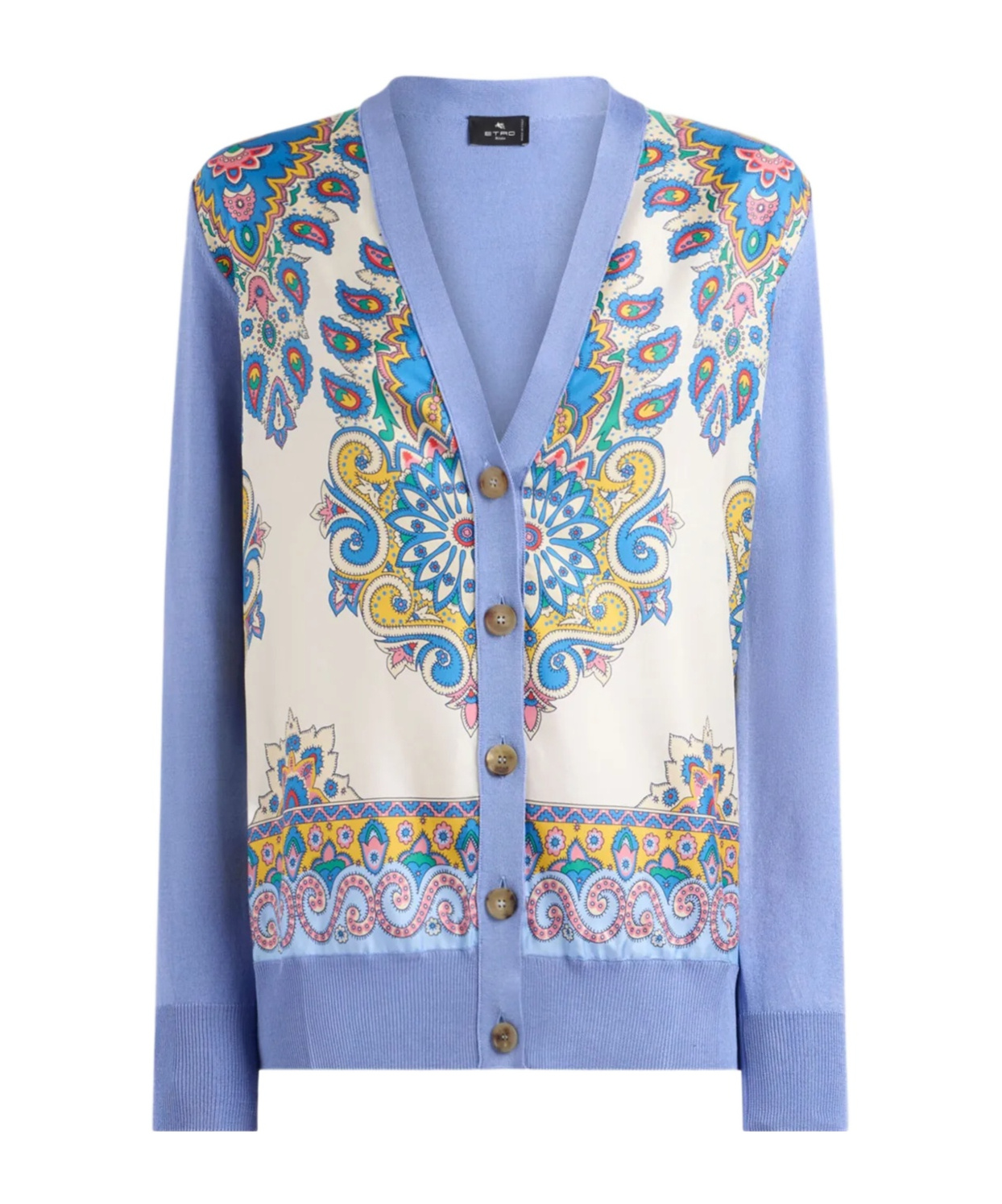 Etro V-neck Patterned Cardigan With Long Sleeves