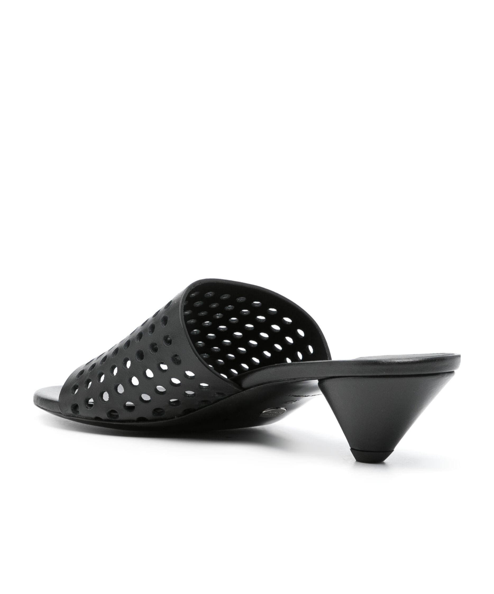Proenza Schouler 50mm Perforated Leather Mules In Black
