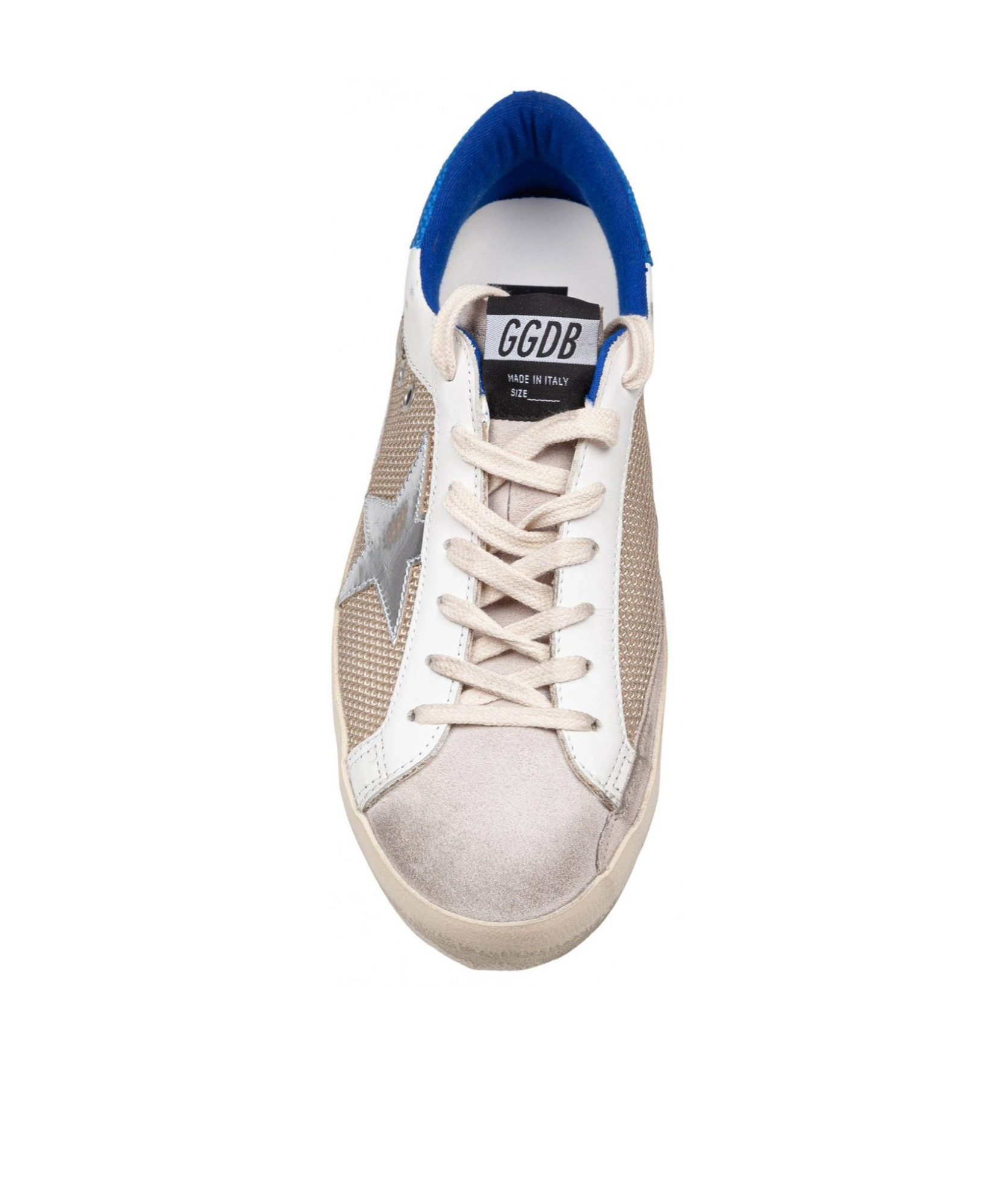 Golden Goose Suede And Fabric Sneakers In Nude