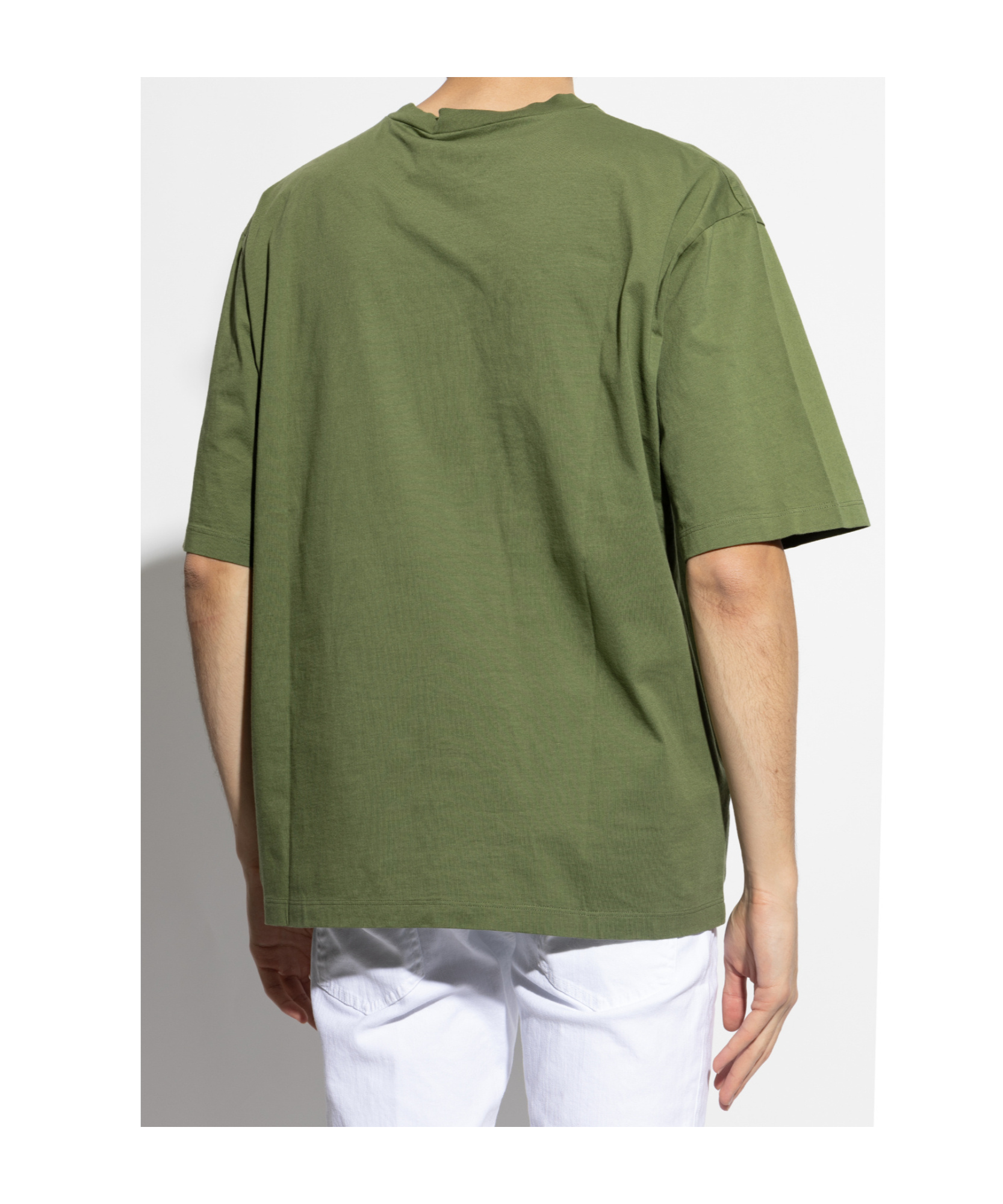 Shop Dsquared2 Logo Printed T-shirt In Green