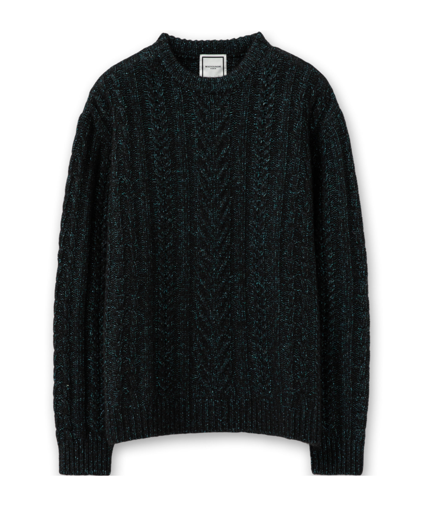 Wooyoungmi Long-sleeved Wool Sweater In Black