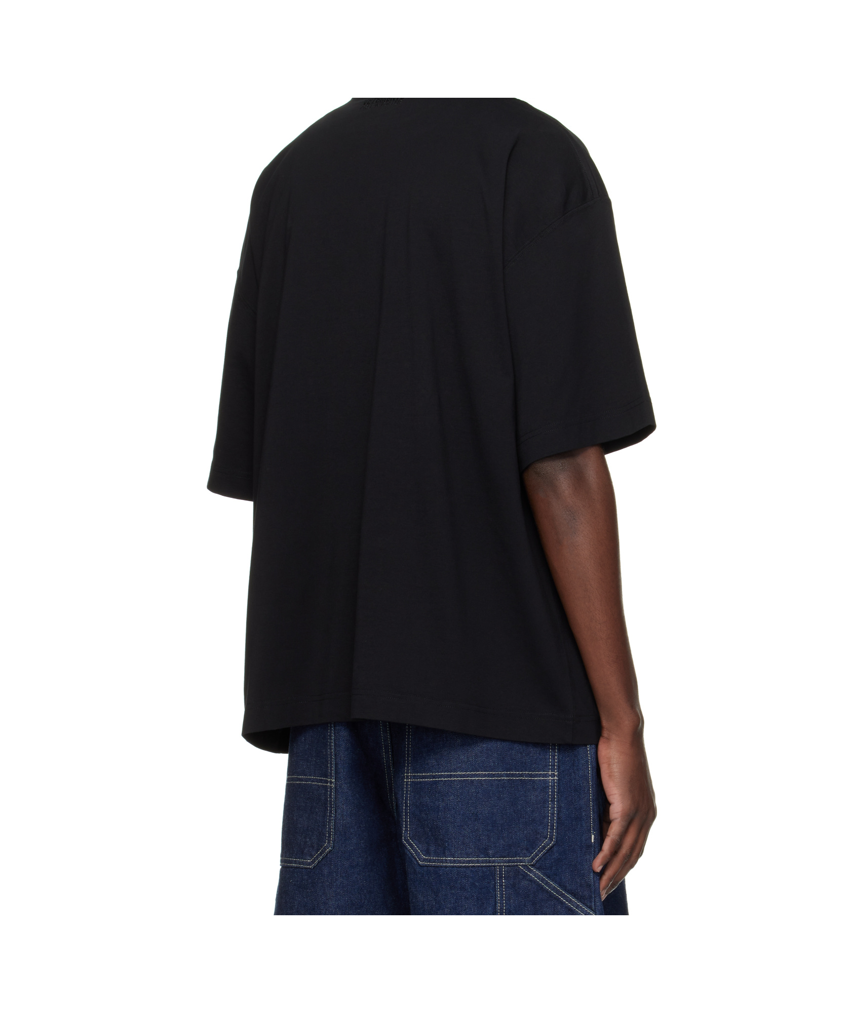 Vetements Oversized Printed Cotton-jersey T-shirt In Black