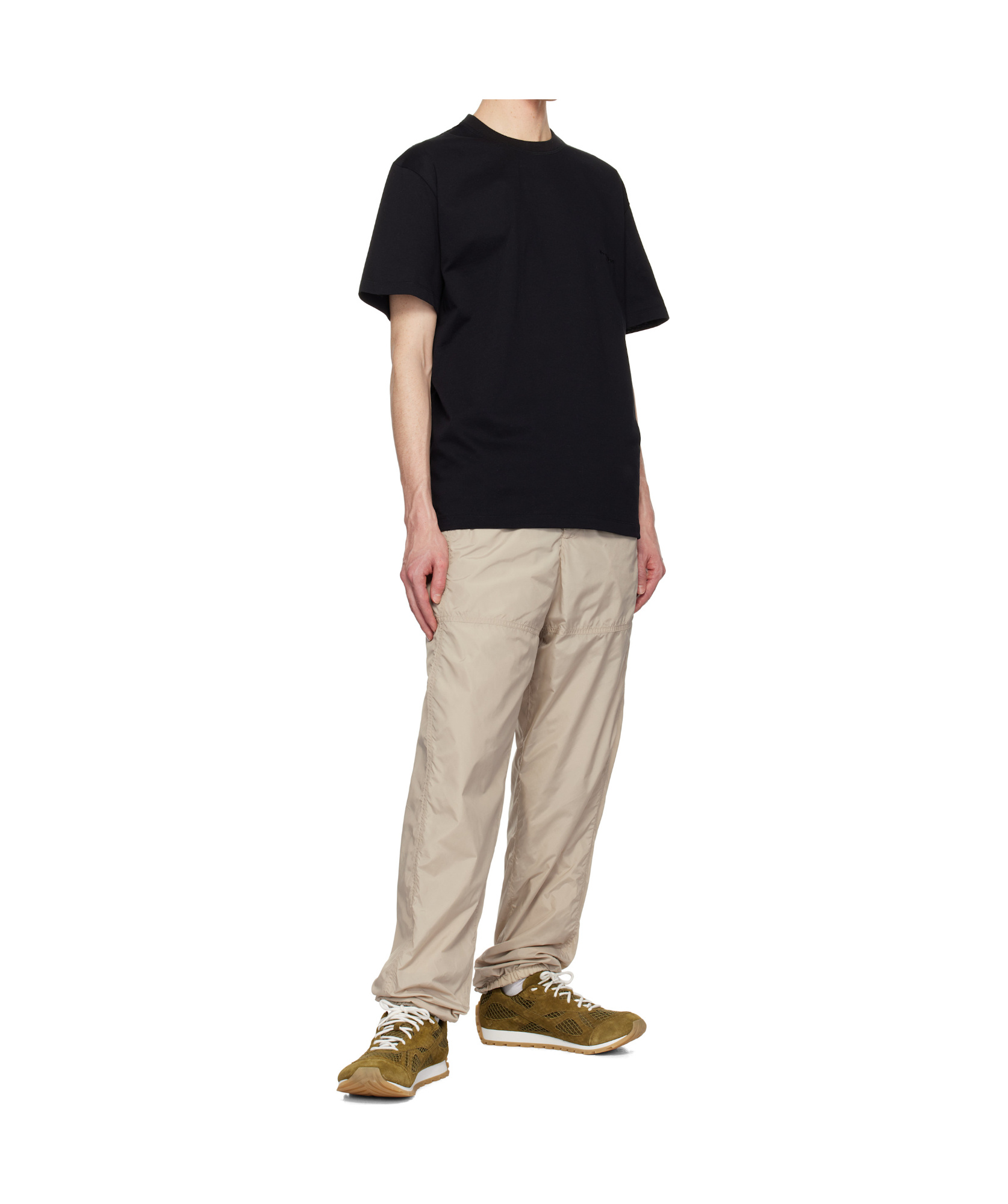 Wooyoungmi Embroidery T-shirt In Black