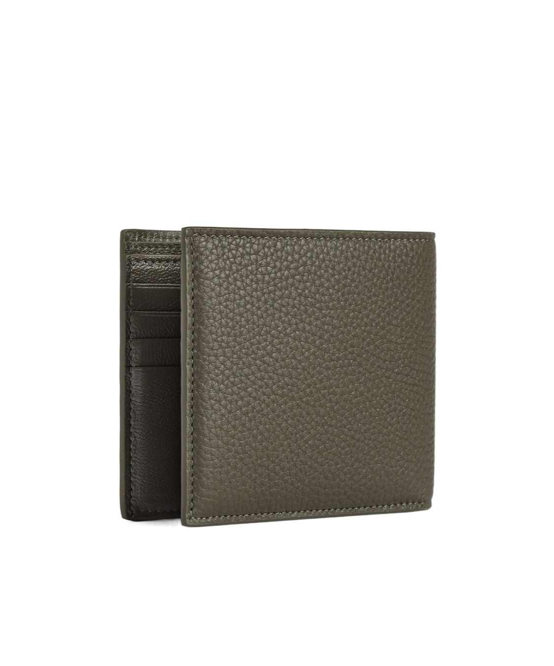Balenciaga Men's Credit Square Folded Wallet In Khaki In Khaki