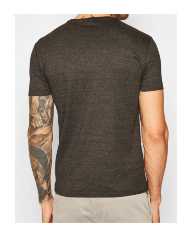 Polo Ralph Lauren Embroidered Logo Plain T-shirt In Black