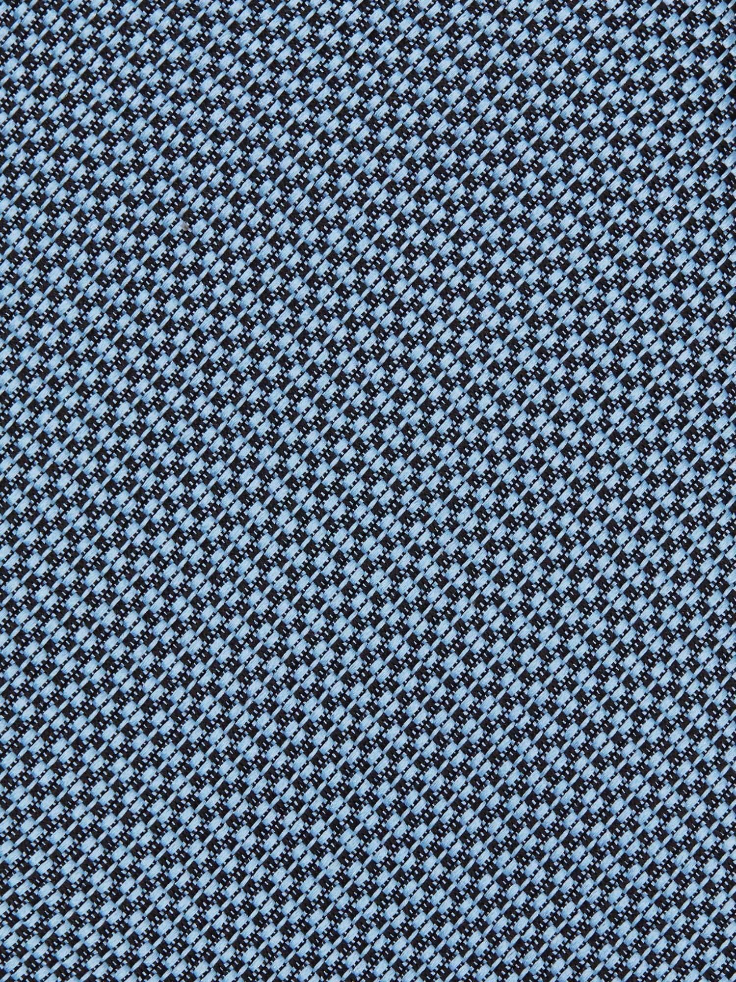 Zegna Cravate En Soie Bleu Clair In Blue