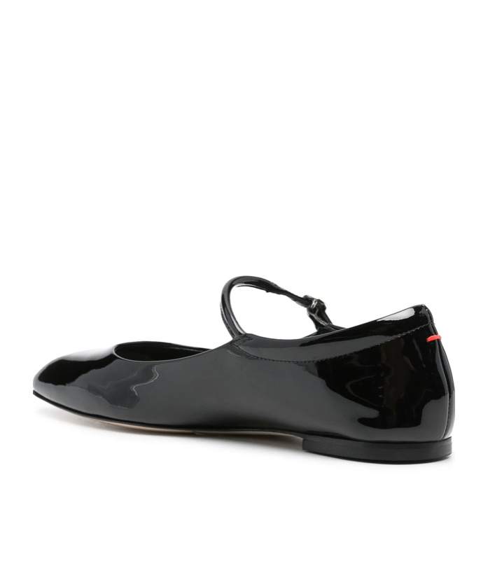Aeyde Square Toe Mary Janes In Black