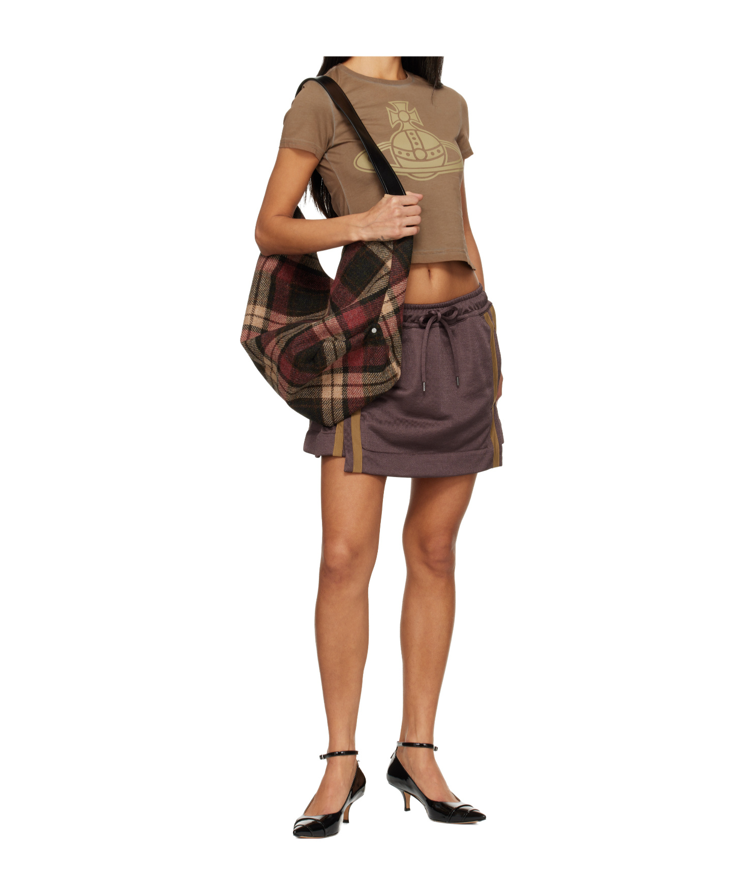 Vivienne Westwood Paris Orb Mini Peru T-shirt In Brown