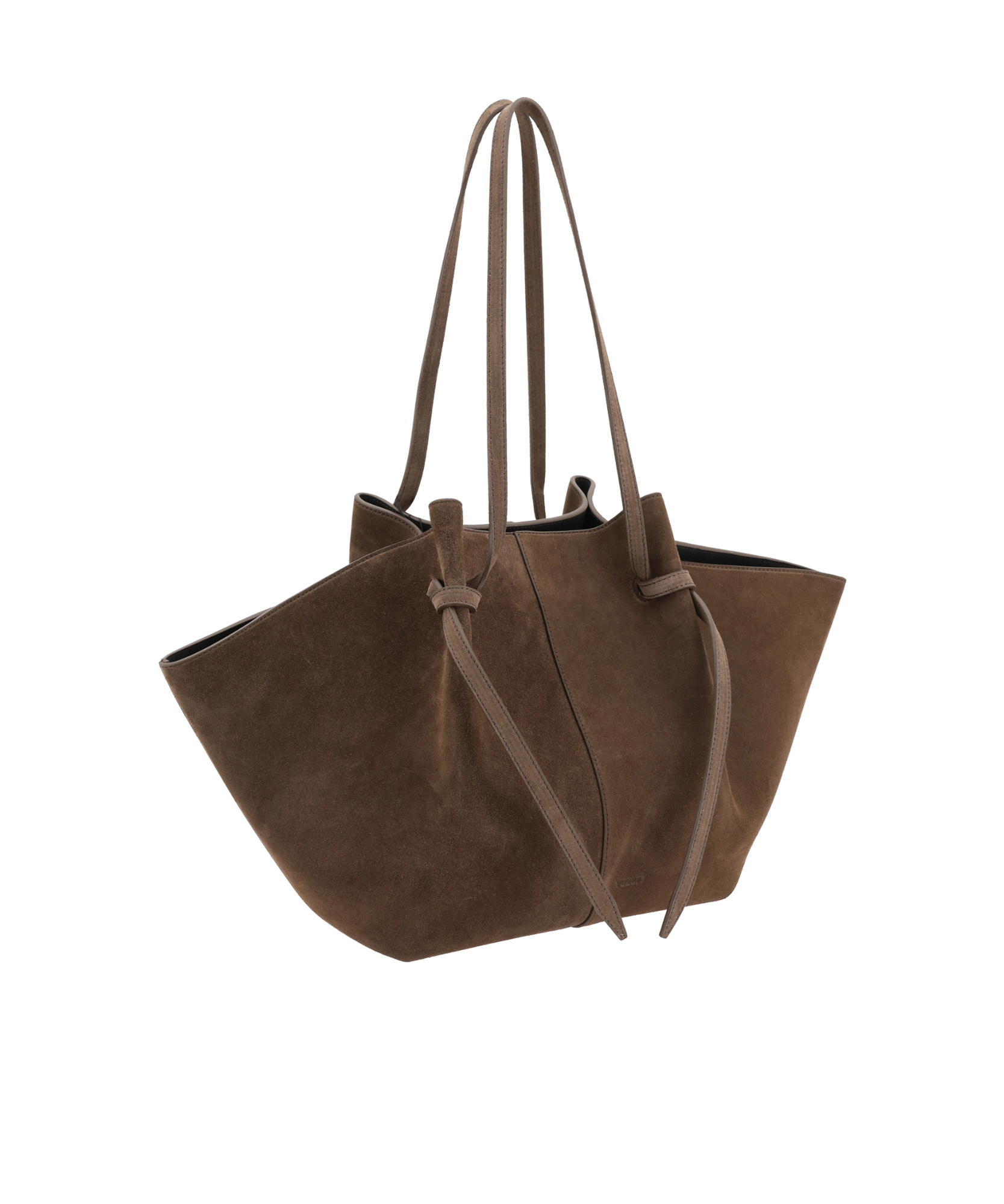 Yuzefi Large Logo Detailed Shoulder Bag In Green