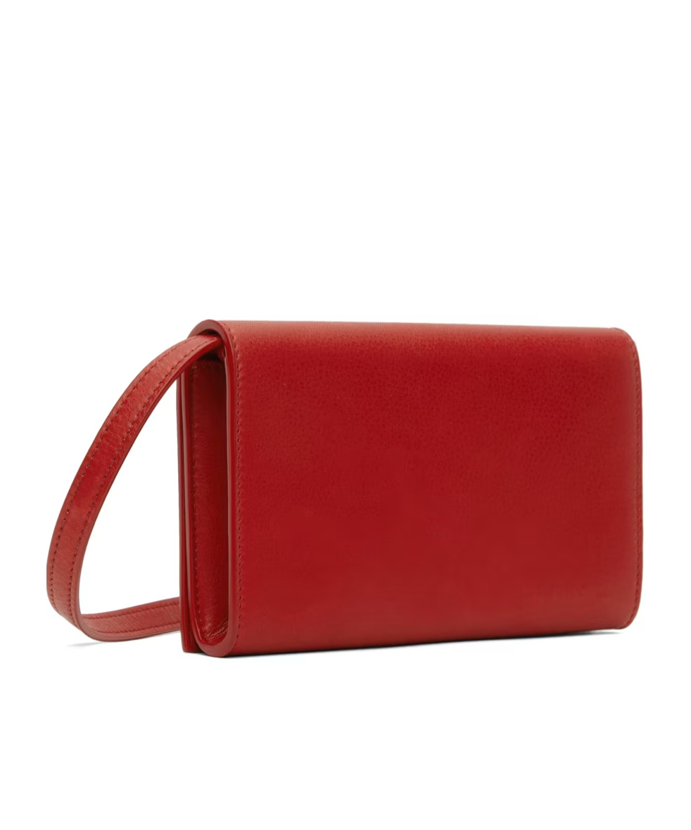 Rick Owens Magnetic Closed Shoulder Bag In Red