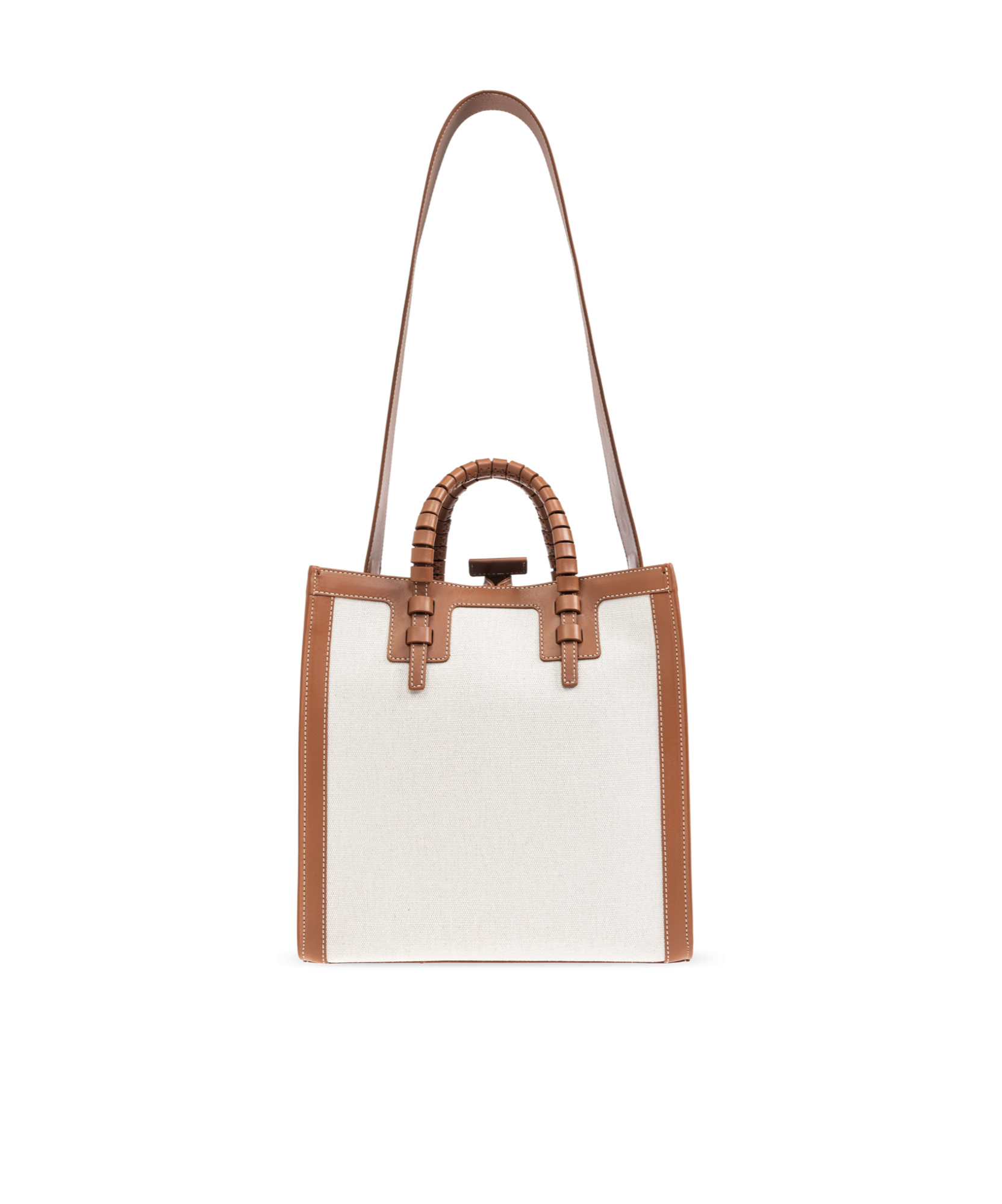 Casadei Logo-patch Tote Bag In White