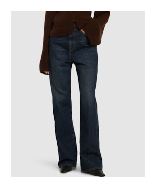 Shop Khaite High-rise Straight Jeans