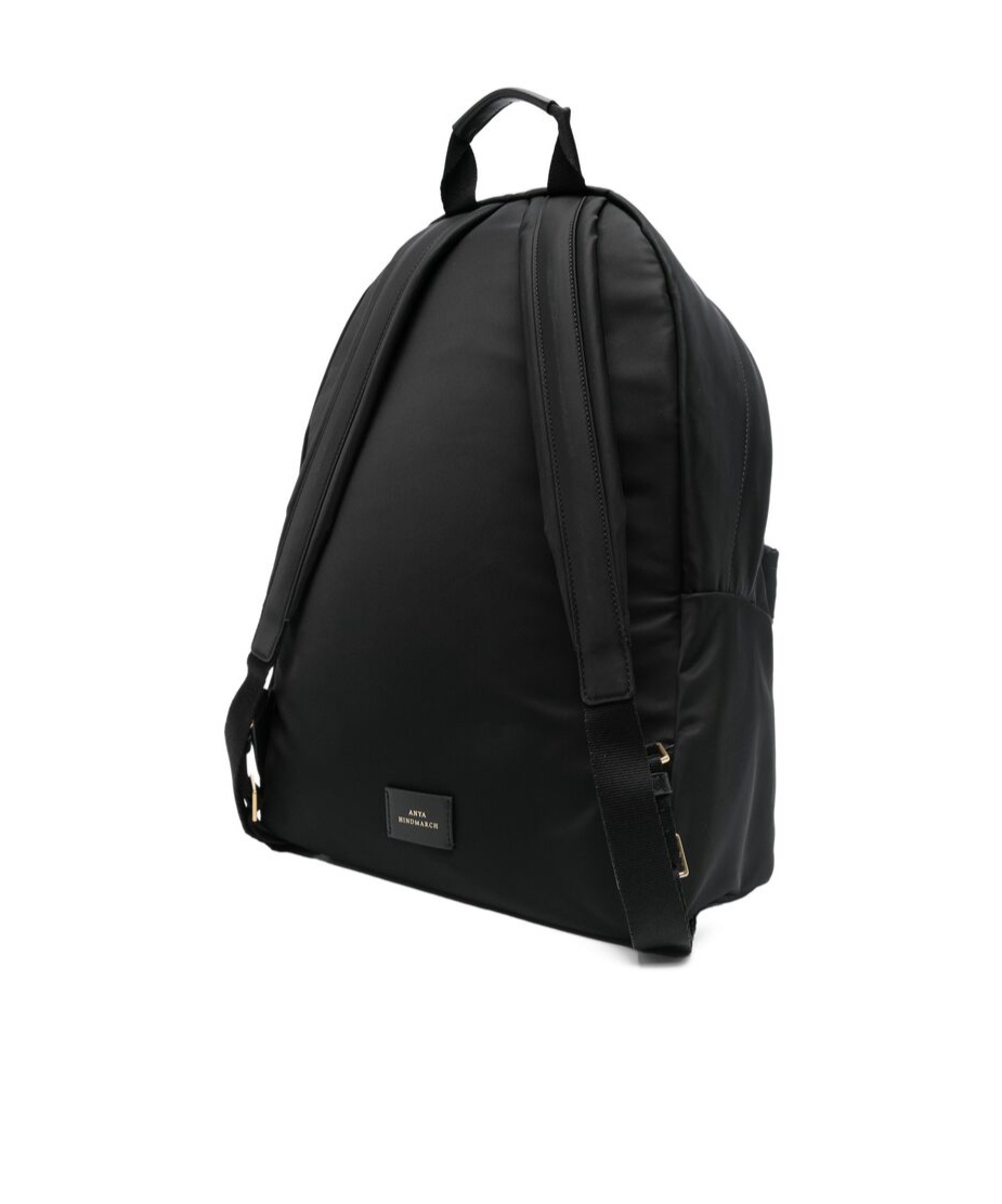 Anya Hindmarch Top Handle Backpack In Black