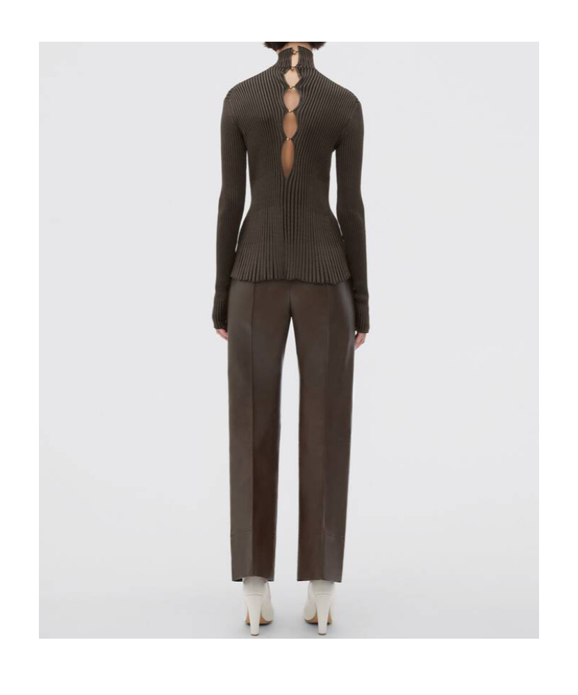 BOTTEGA VENETA BOTTEGA VENETA LIGHTWEIGHT PLEATED JUMPER