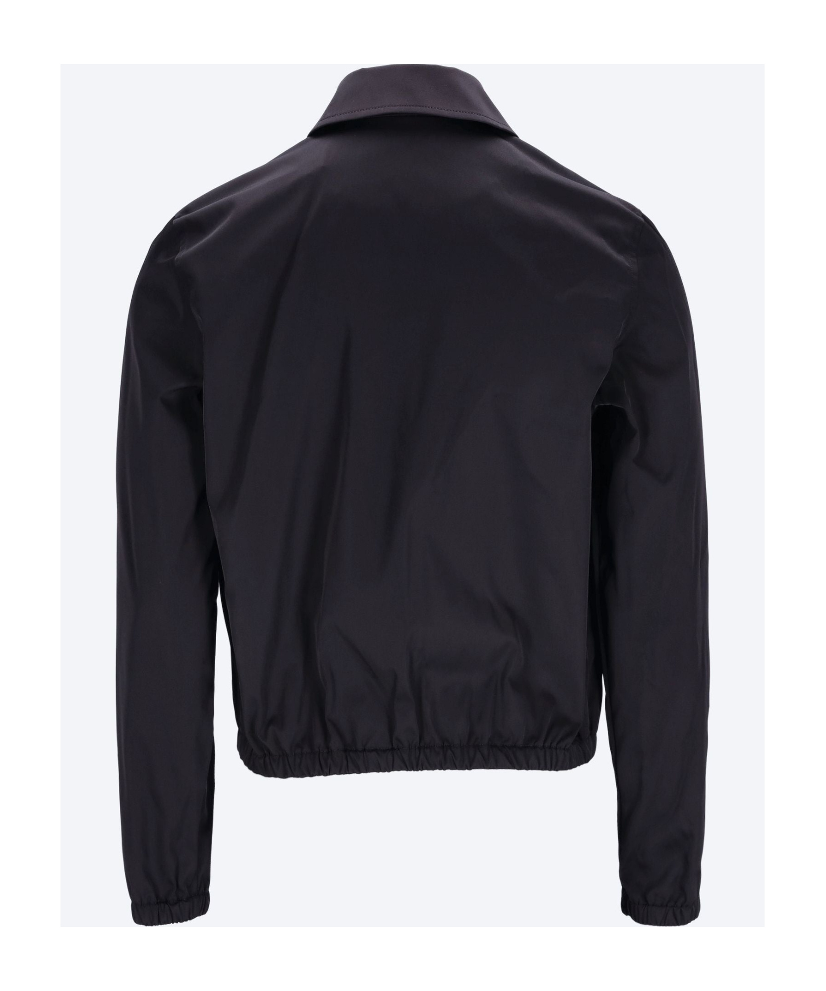 Ami Alexandre Mattiussi Ami Paris Twill Bomber Jacket In Black