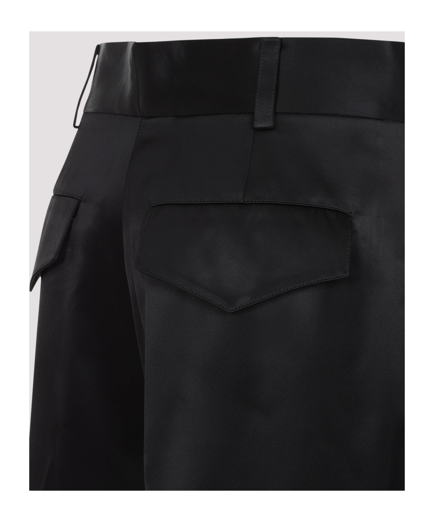 Jil Sander Black Viscose Pants In Black