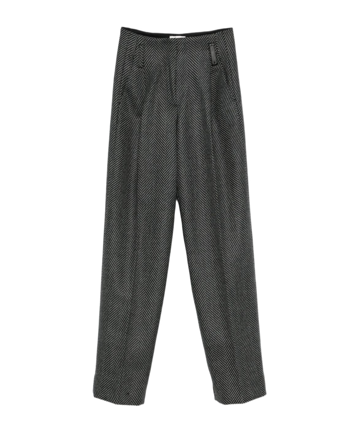 Forte Forte Belt Loop Casual Pants In Black