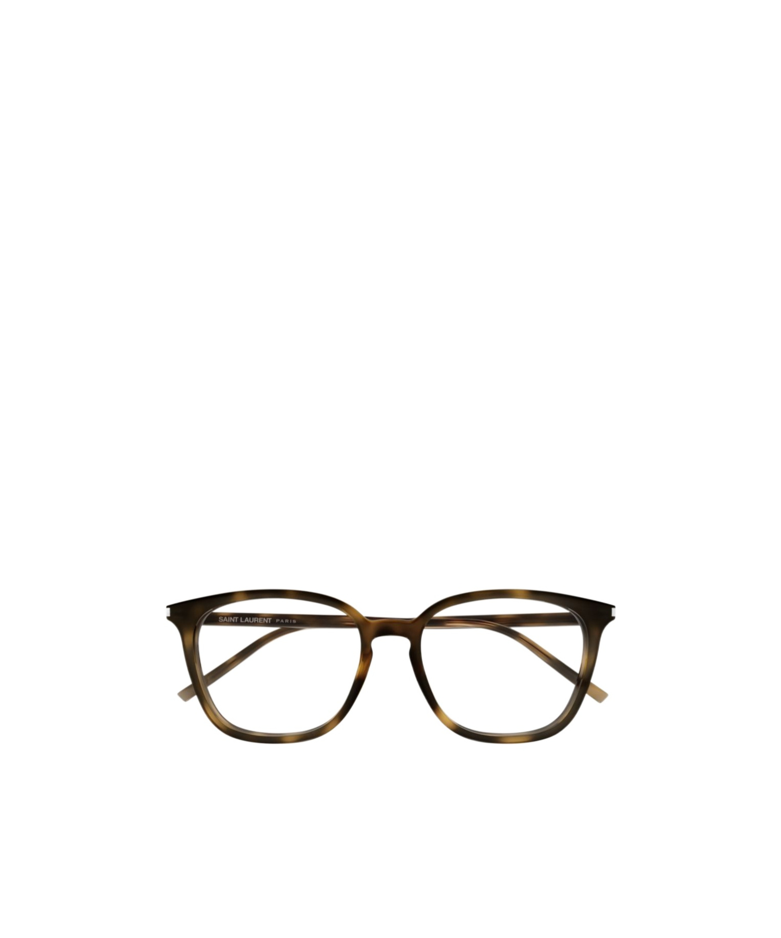 Saint Laurent Tortoiseshell-effect Glasses In Brown